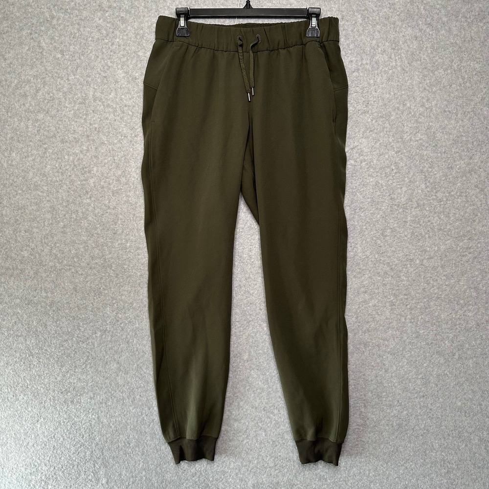 Lululemon On the Fly Jogger 28 Dark Olive Luxtreme Pants LW5BZDS Size 9